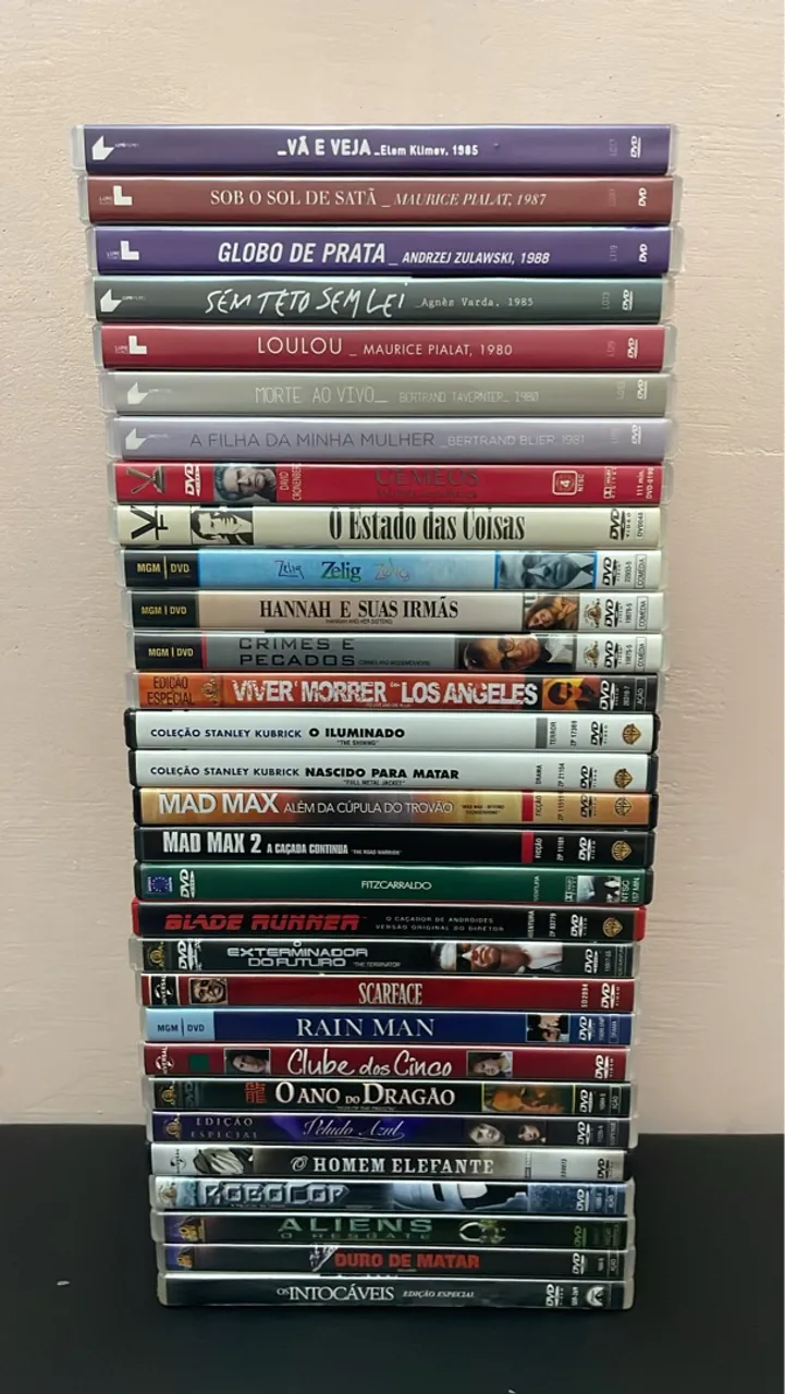 Coleção de DVDs - Anos 80