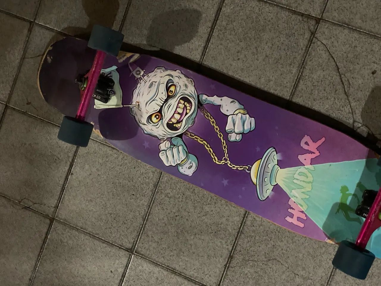 Longboard HONDAR Profissional model DOUGLAS DALUA (LIMITADO) todas as peças ORIGINAIS. - Foto 2