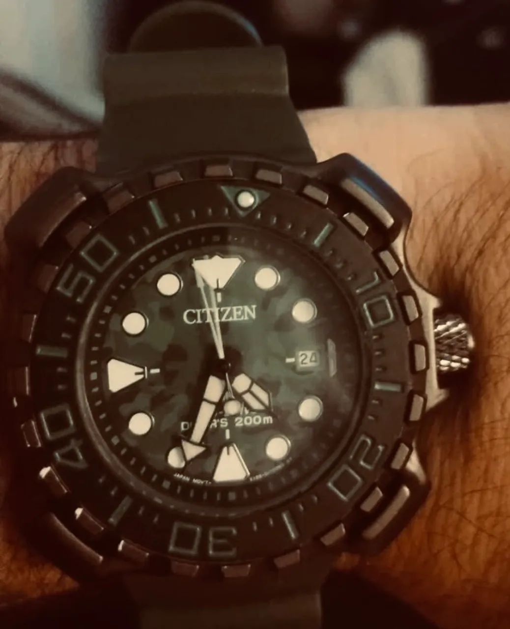 Citzen eco drive titânio 200 mts