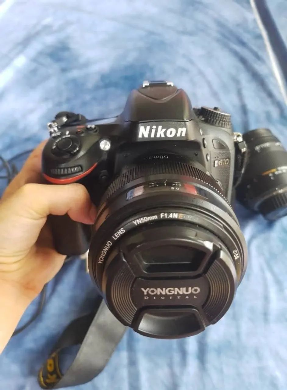 Nikon D610 com Lente Yongnuo 50mm F1.4N
