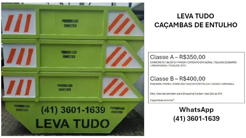 Caçamba de Entulho