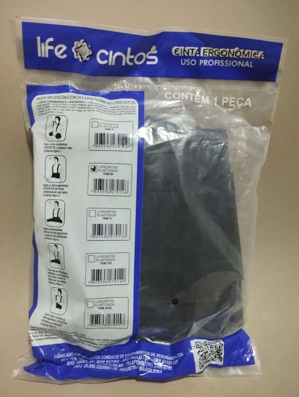 Cinta Ergonômica Profissional Life Cintos