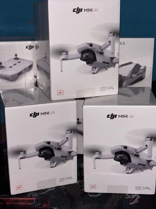 Drone Dji Mini 4K Novo 1 Bateria Lacrado 