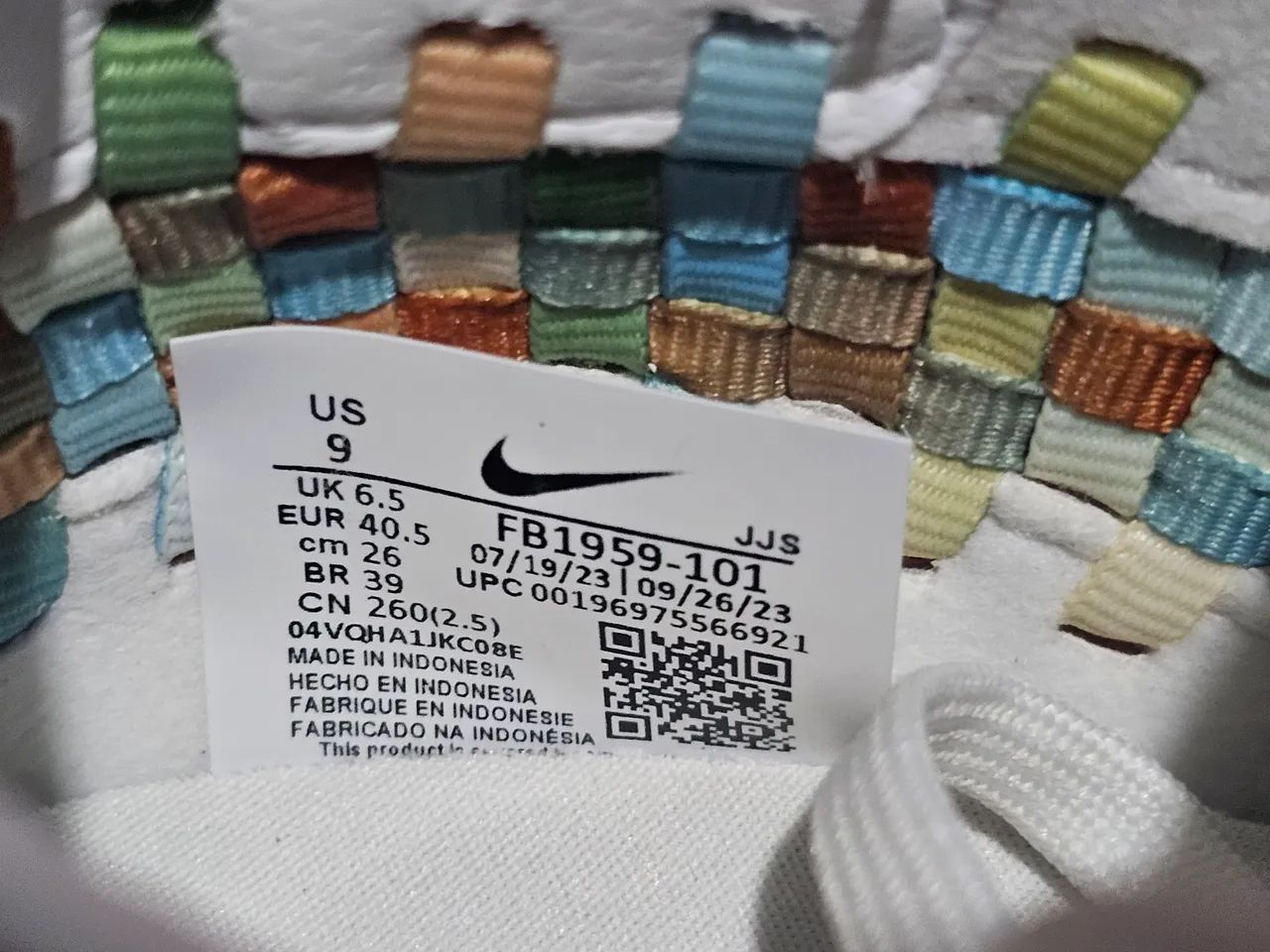NIKE AIR FOOTSCAPE W'S WOVEN RAINBOW - Foto 4
