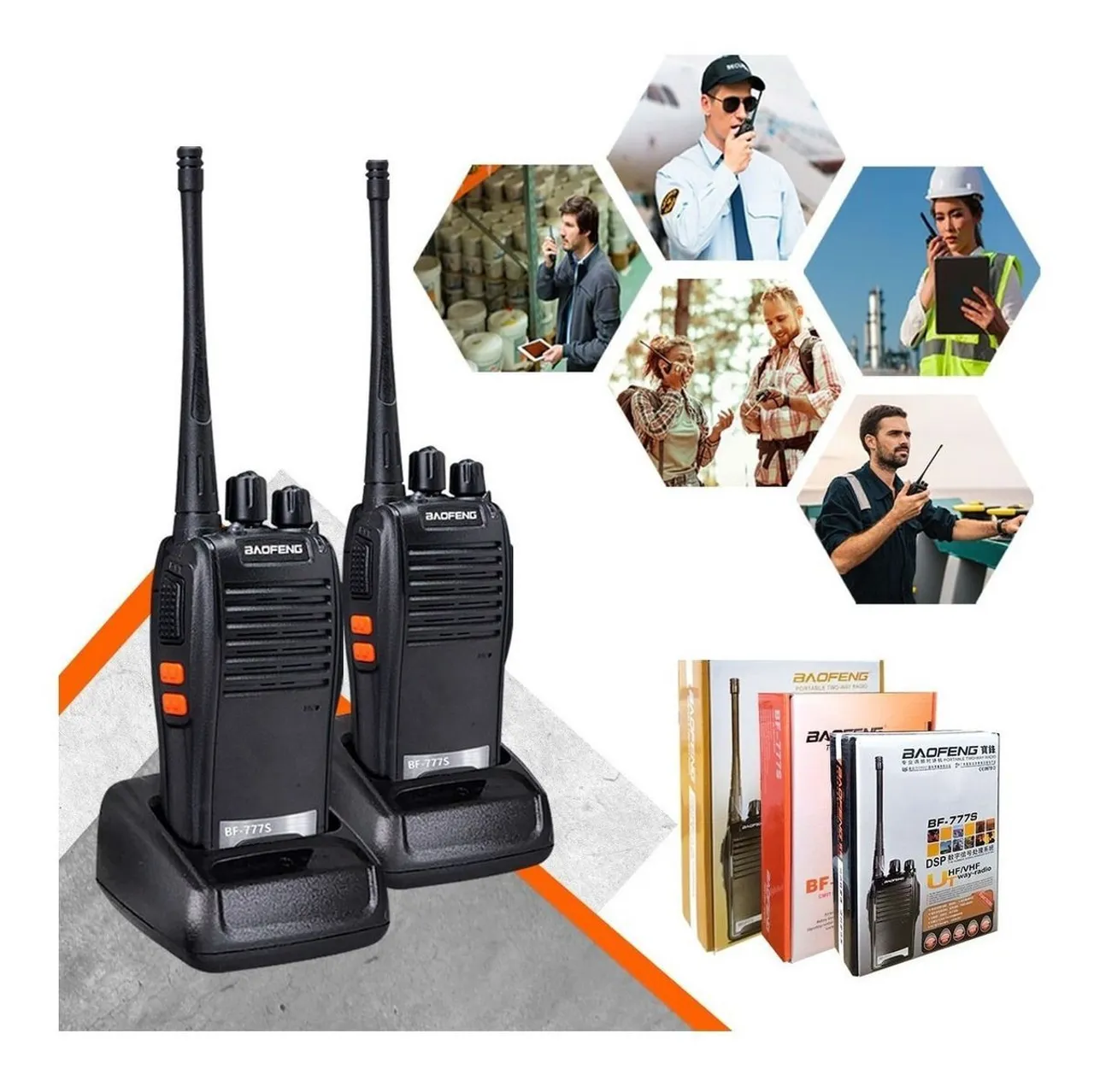 Radio Comunicador Walk Talk Baofeng 777s - 5cf2