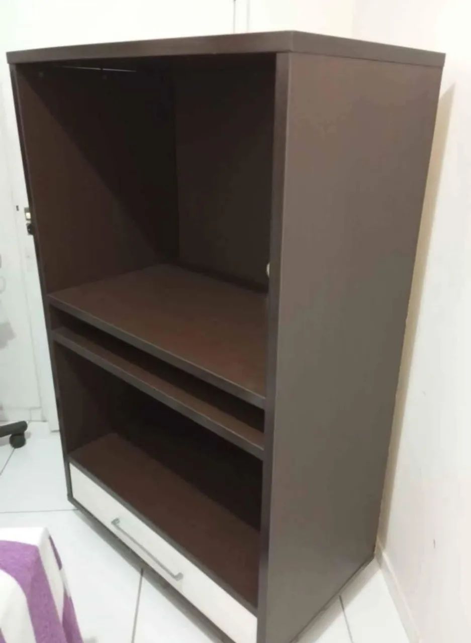Rack de TV com gaveta e prateleiras - Foto 2