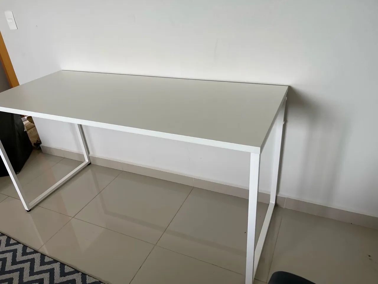 Mesa de Escritório INDUSTRIAL 1.50x0.60 Branca - Foto 2