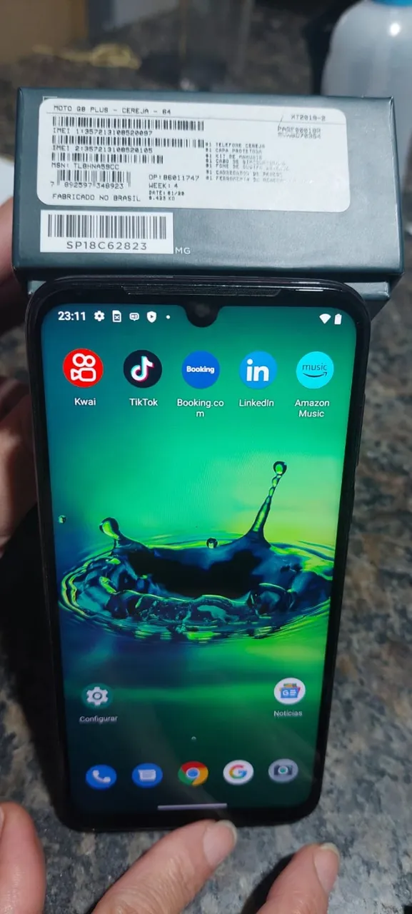Moto G8 Plus 64GB | Tela Original | Com Carregador e Caixa - Ótimo Estado!