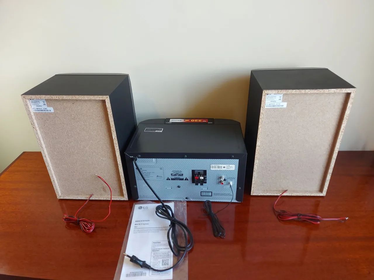Mini System Multi Bluetooth LG CK43 (2 USB, CD, AUX e Rádio FM) - Foto 5