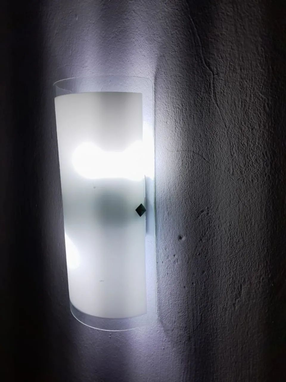 Arandela Luminária vidro 30x15+-