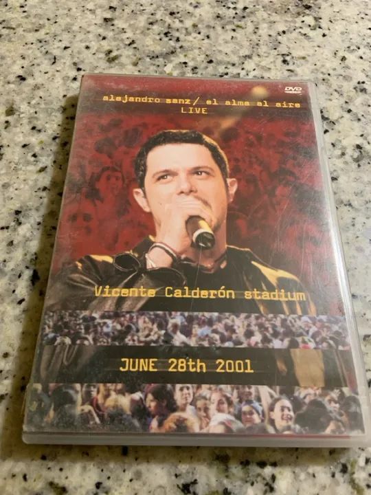 DVD Alejandro Sanz - El Alma Al Aire - Live