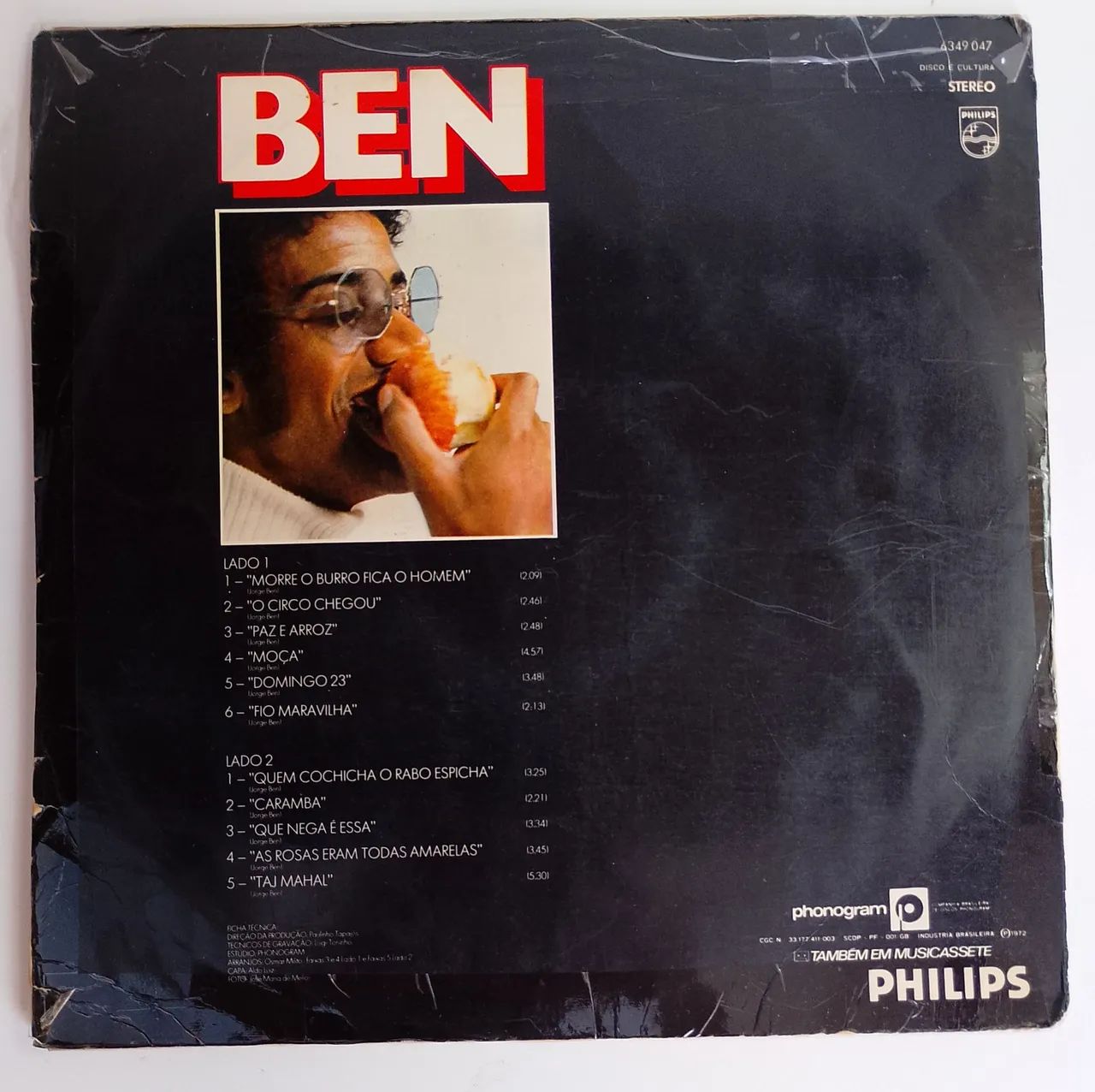 Jorge Ben Jor - Ben 1972 Primeira Edição  - Foto 2
