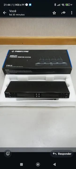 Monitor auricular wi-fi Phenyx Pro PTM-33