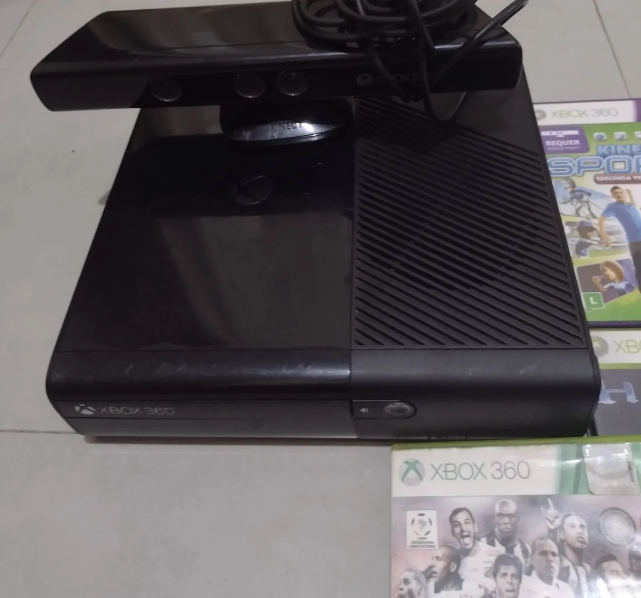 Xbox 360 + Kinect + Jogos
