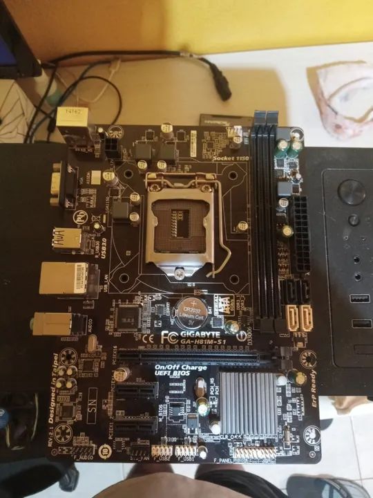 KIT: PLACA MÃE, PROCESSADOR, MEMÓRIAS RAM E FONTE - Foto 2