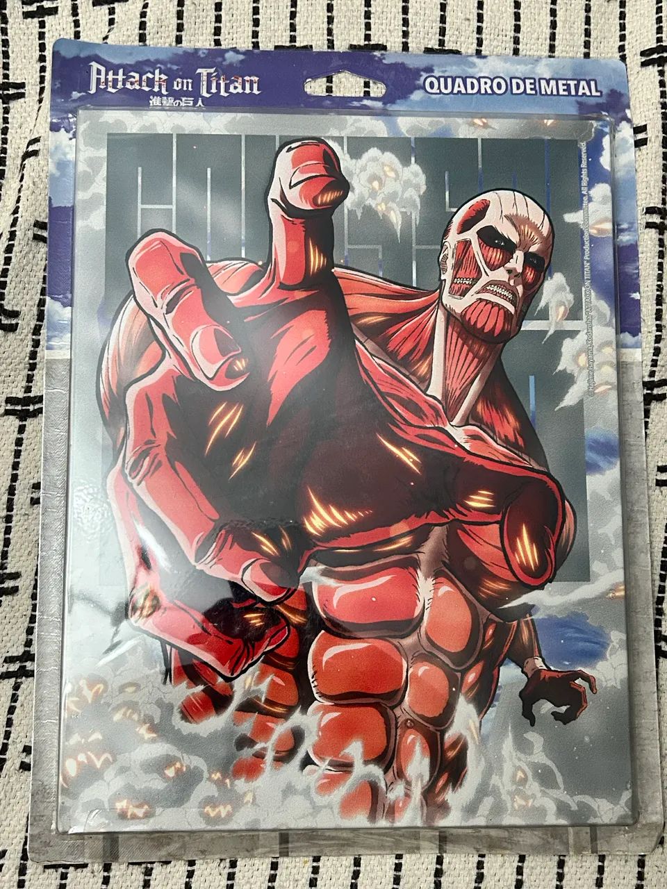 Quadro de Metal Attack on Titan - Titã Colossal