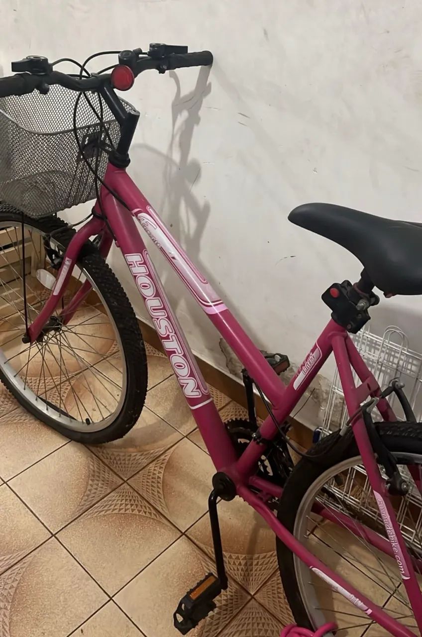 Bicicleta Houston Foxer aro 24 Rosa  - Foto 2