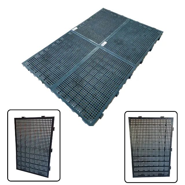 10 Pallet Estrado Preto 60x40x4 Cm Piso Plástico Modular - Foto 4