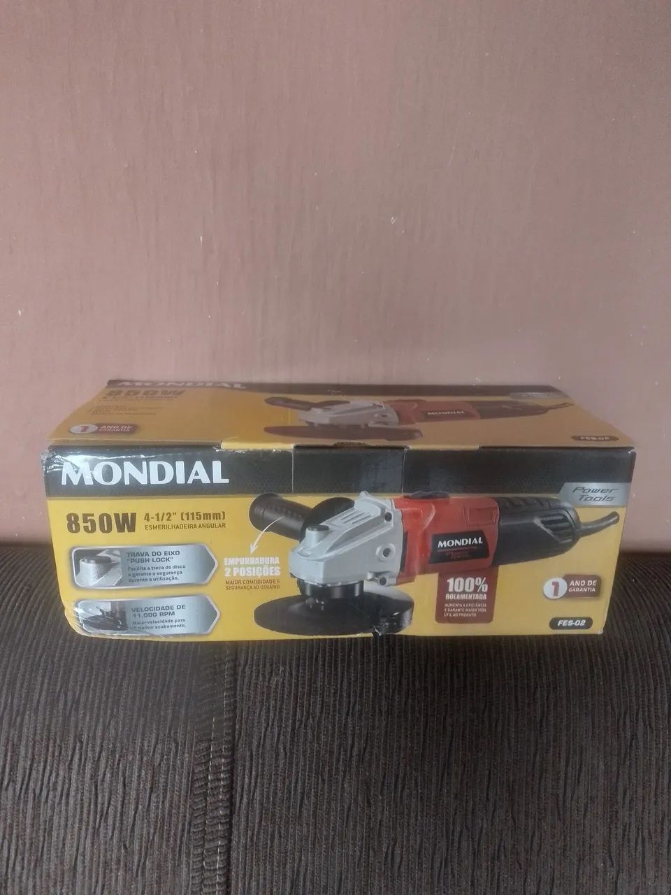 Esmerilhadora Angular Mondial 850W 4 1/2''