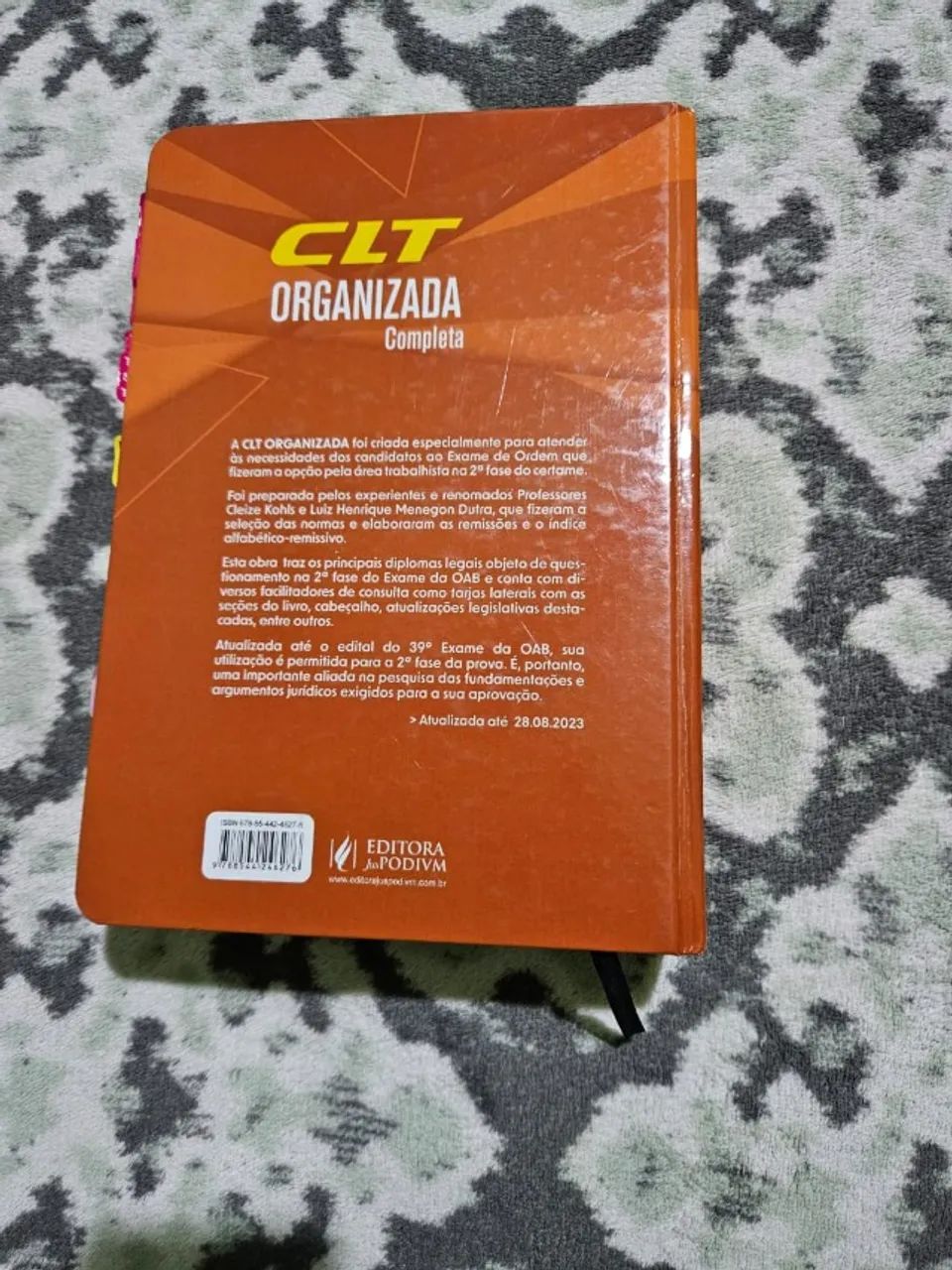 Complete Organized CLT by JusPODIVM, 13th Edition – Ideal for Studying and Using in the OAB Exam64739262766851121