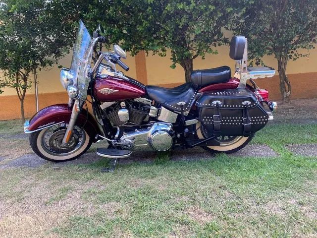 Heritage Softail Classic Flst Vermelha 2014