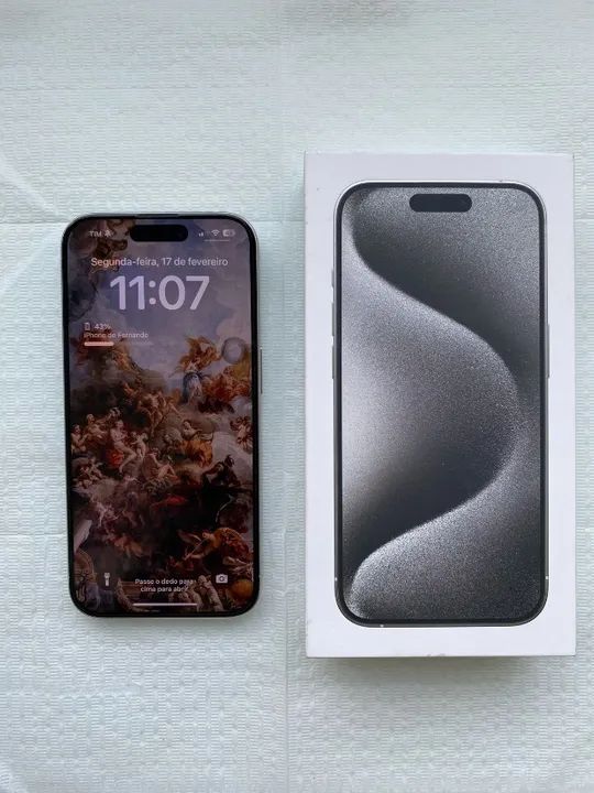 iPhone 15 PRO 128GB - Branco