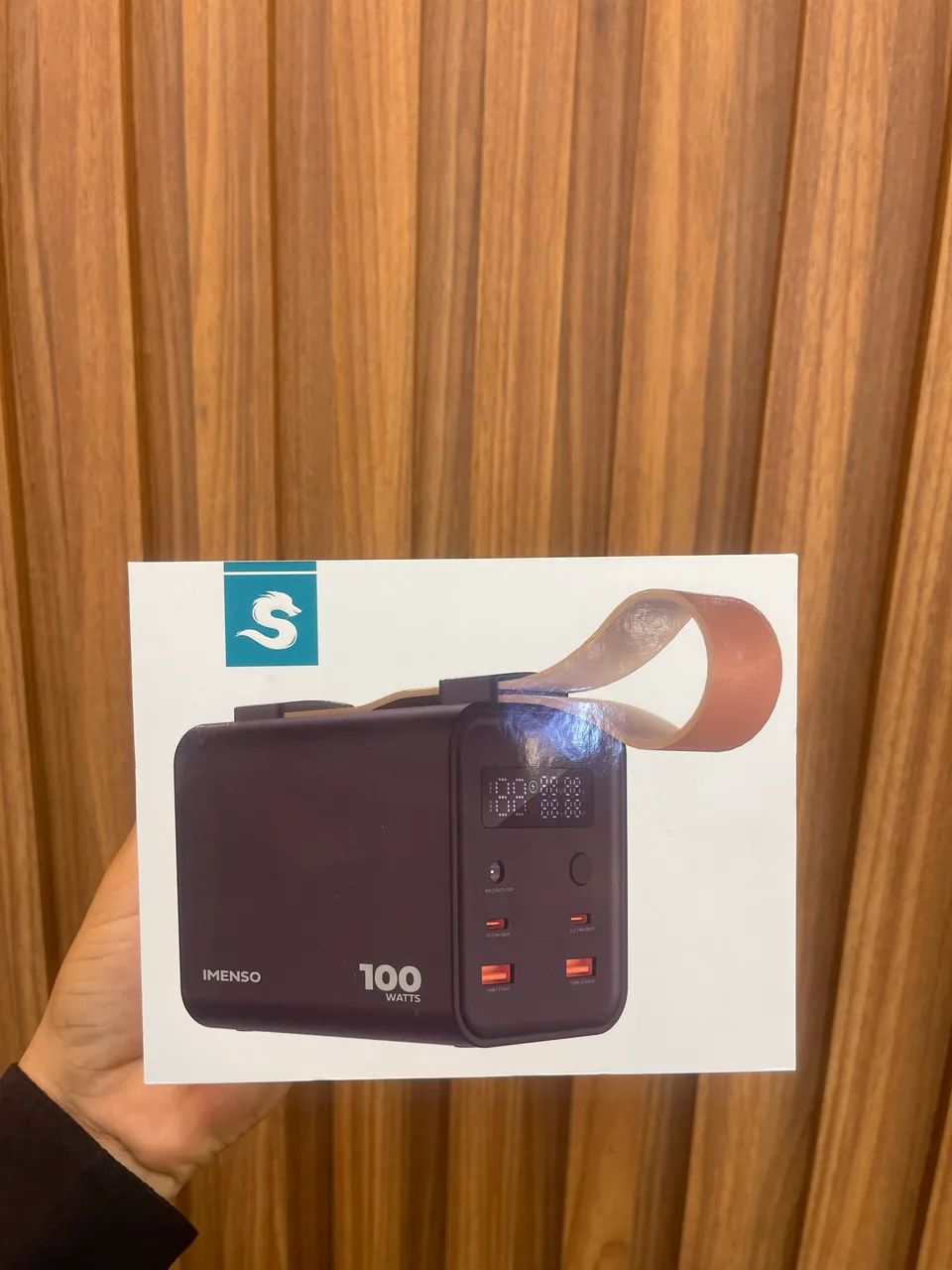 Carregador Portátil Imenso 618S 60000mAh 100w Ultra Rápido Carrega Starlink