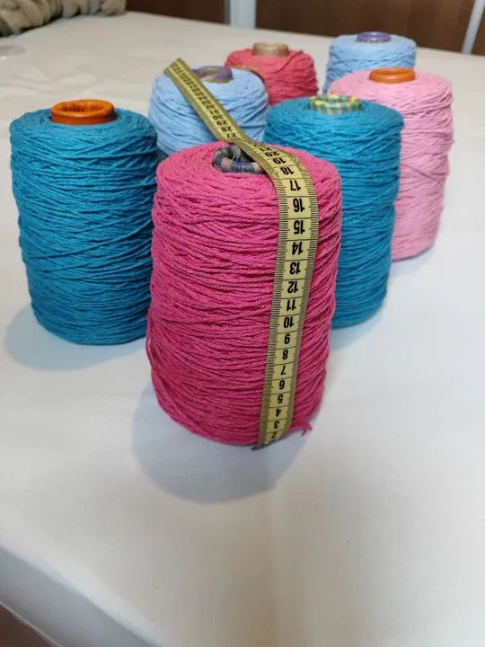 KIT Linhas para crochê - 6 cores - NOVAS! - Foto 2