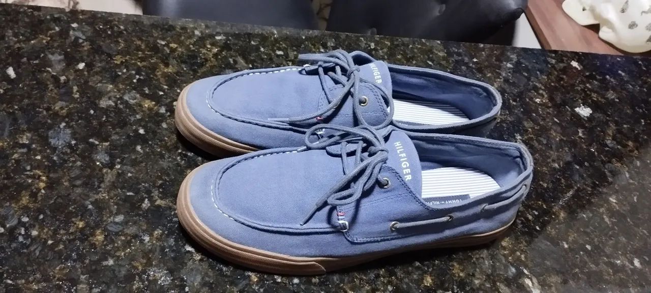 Tênis Tommy Hilfiger Azul N 45 (SEMINOVO) - Foto 4