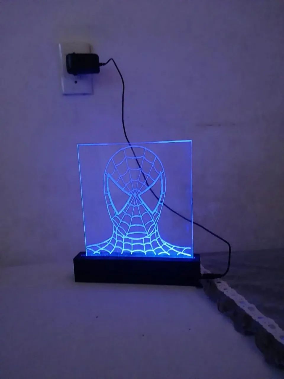 Luminária LED do Homem Aranha - Foto 2