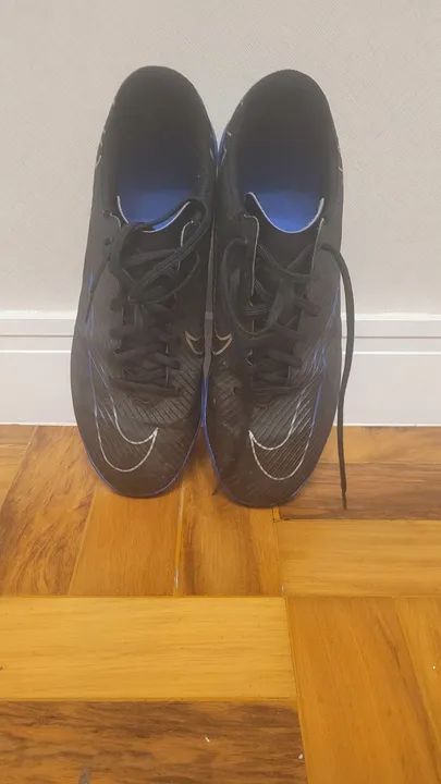 chuteira nike mercurial vapor 15 club futsal - preto - Foto 3