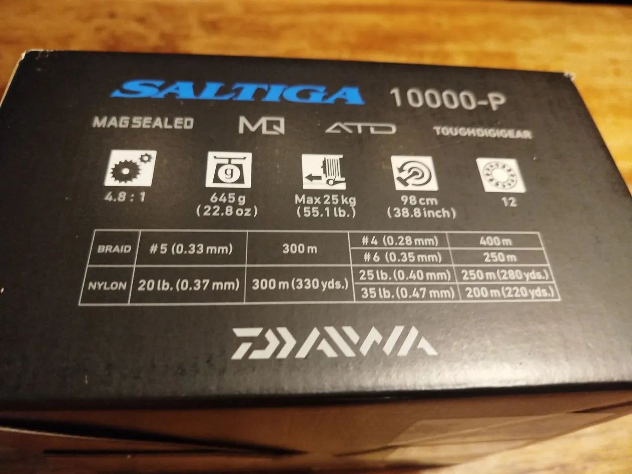 Vendo molinete Daiwa Saltiga 10000-P novo - Foto 3