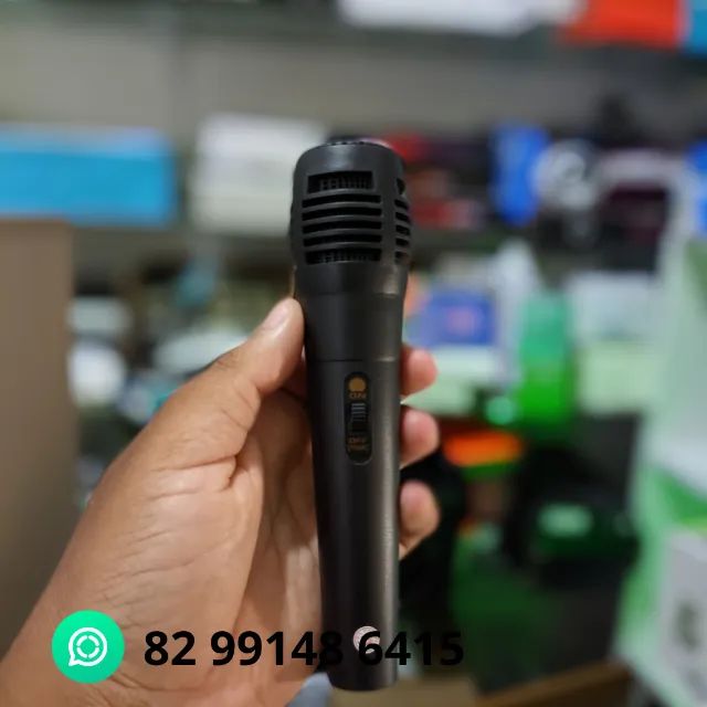 Microfone Com Fio Profissional + Entrega Grátis e Garantia  - Foto 2