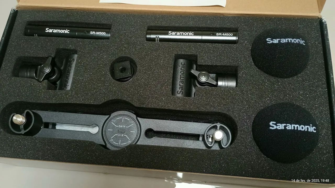 SR-M500 | Par Casado de Microfones Condensadores Saramonic - Foto 3