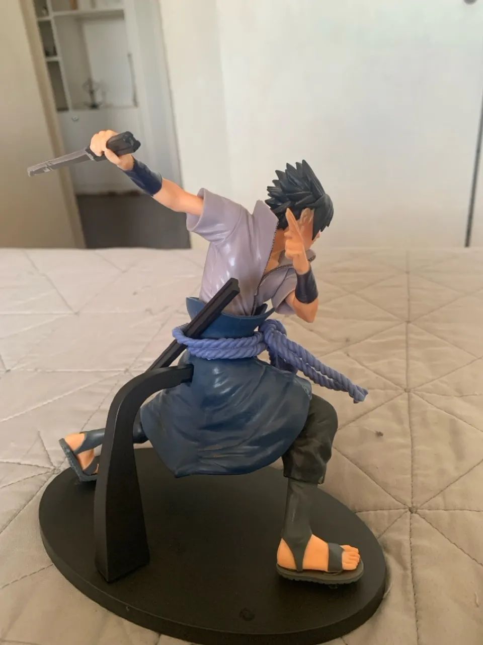 Action Figure Sasuke Uchiha Vibration Stars (Usado)t - Foto 5