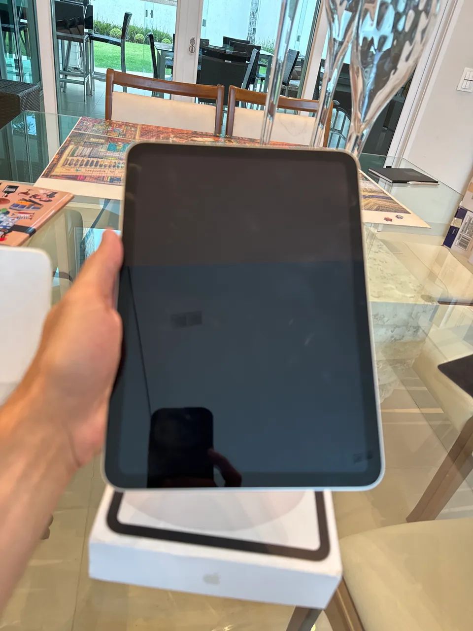 iPad apple 10 - 64 GB prateado com pouquissimo uso e garantia até 2026 - Foto 3