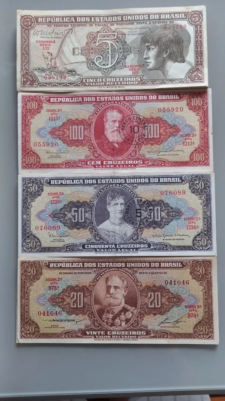 Lote cedulas Antigas 