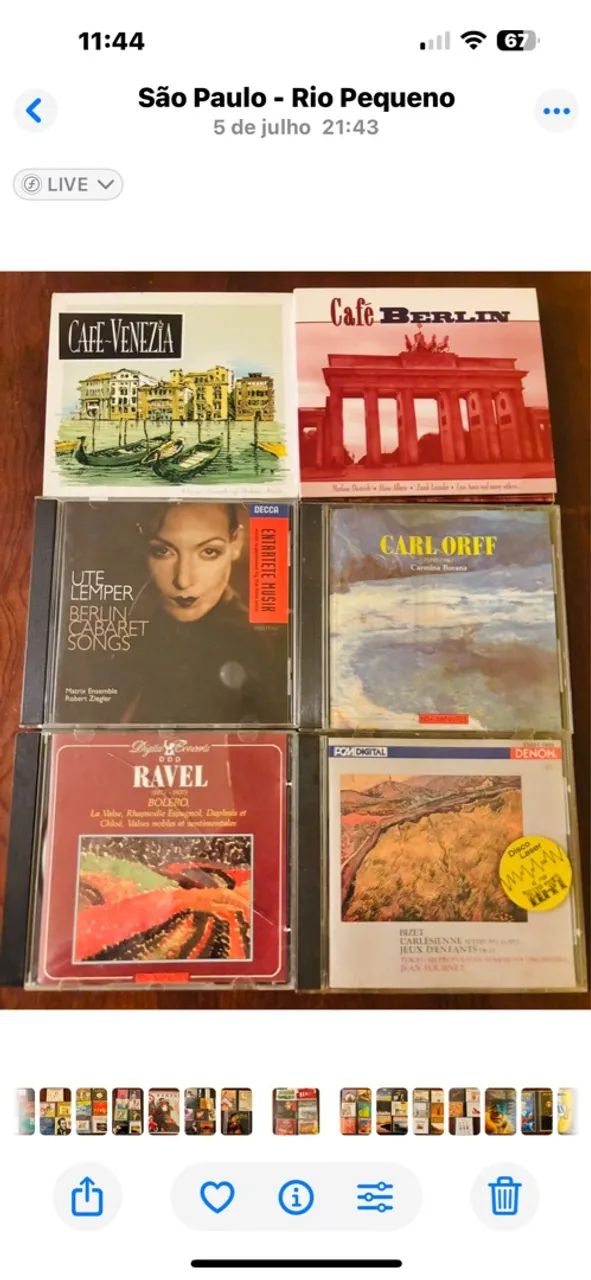 Coleção de 12 CDS de canto coral & voz individual - Foto 2