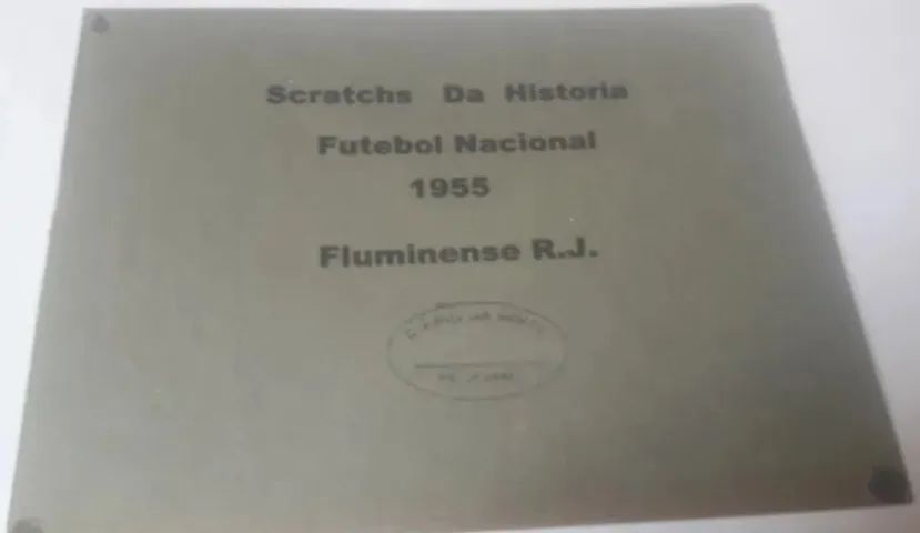 Cartela - Time Do Fluminense De 1955 - Scratchs Da História - Foto 2