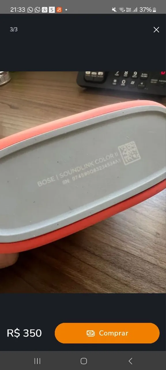 Caixa de Som Bose SoundLink Color II