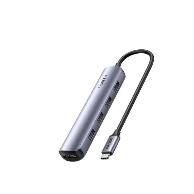 Hub Ugreen 4 em 1 USB-C HDMI 4K 3 USB 3.0 Original e Pronta Entrega