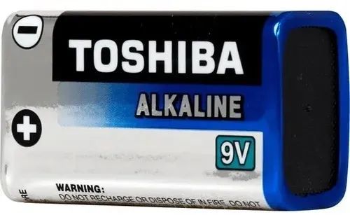 Pilha Toshiba 6LR61/9V Retangular - 1 unidade - Foto 4