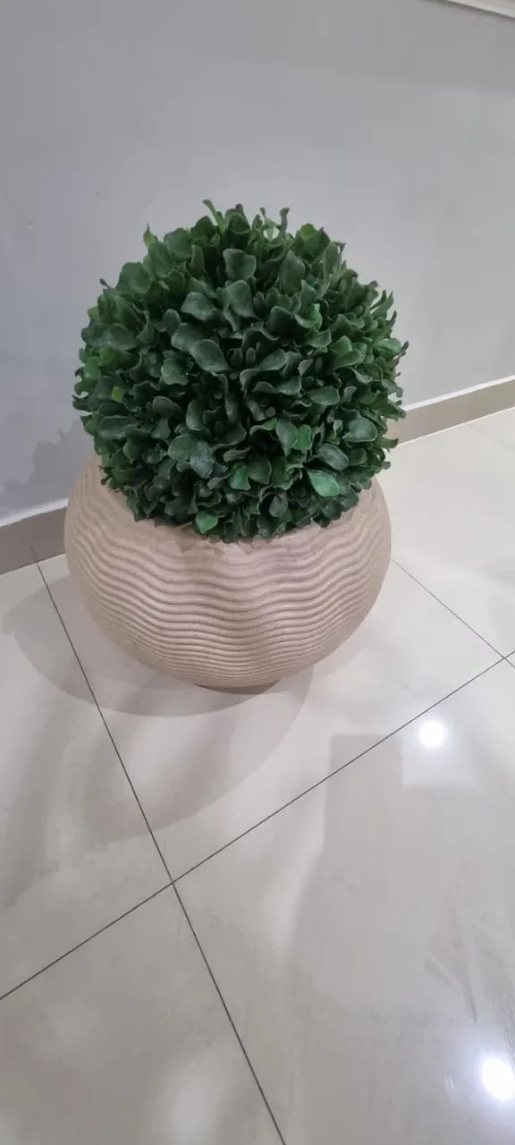 Vaso com planta articicial - Foto 2