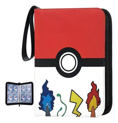 Fichário Pokémon 400 espaços para card game 50 folhas NOVO PRONTRA ENTREGA 