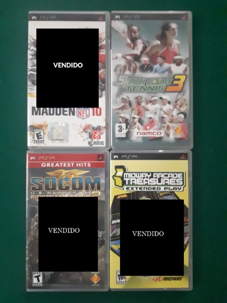 2 Jogos PSP (Smash Court Tennis 3 + Board Collection) - Foto 2