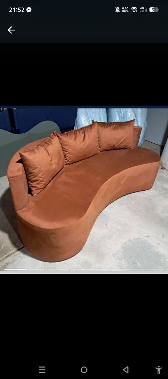 Sofá modelo curvo com 2.10m - Foto 2