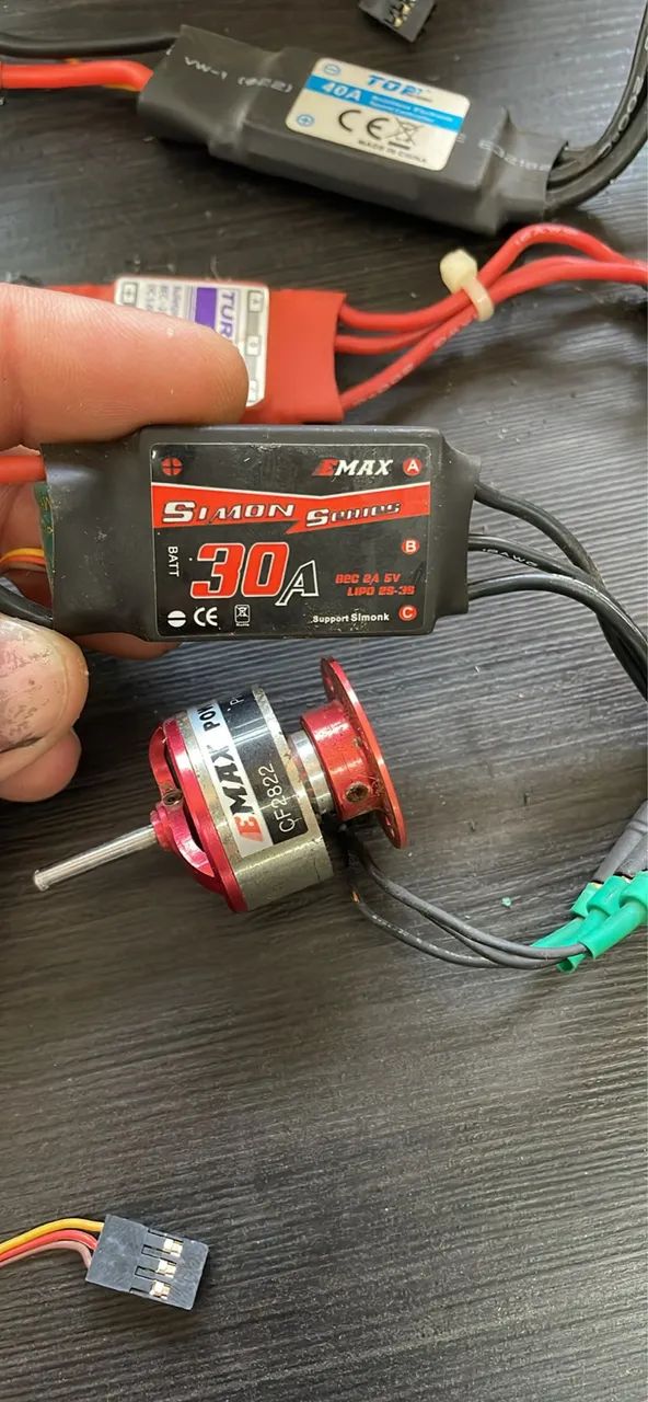 Motor e esc para aeromodelismo - Foto 4