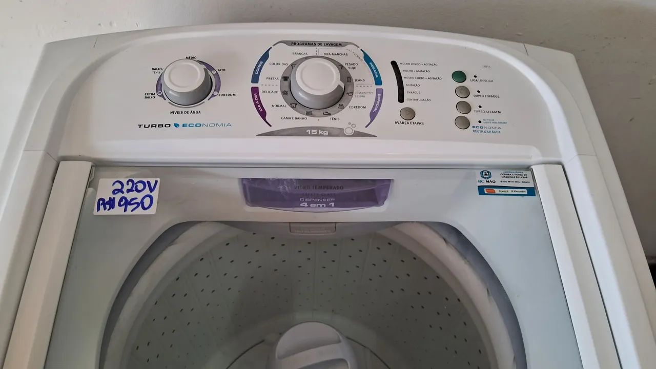 Vendo máquina de lavar Electrolux 15kg  - Foto 4