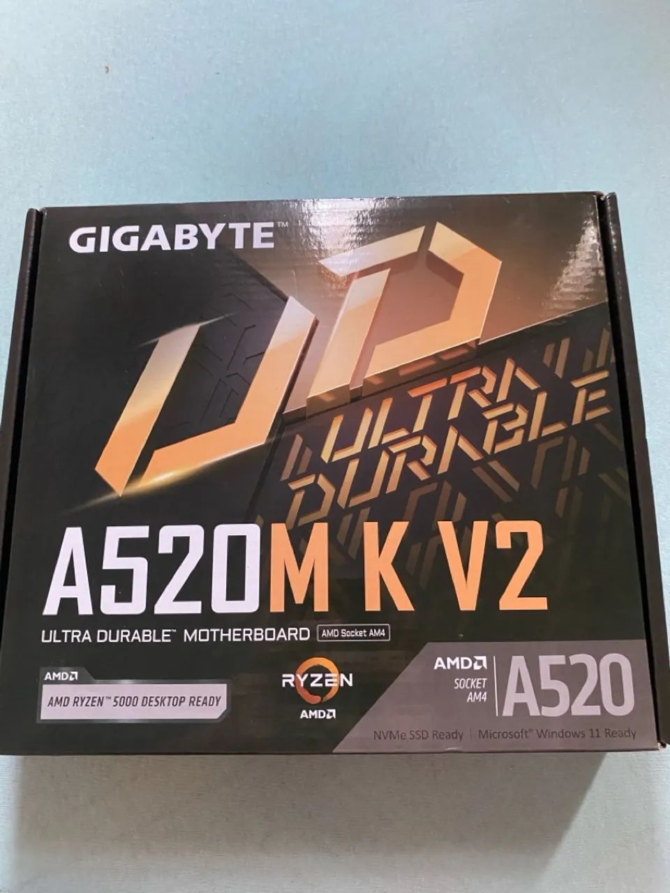 placa mae a520m kv2 com garantia nunca usada - Foto 2