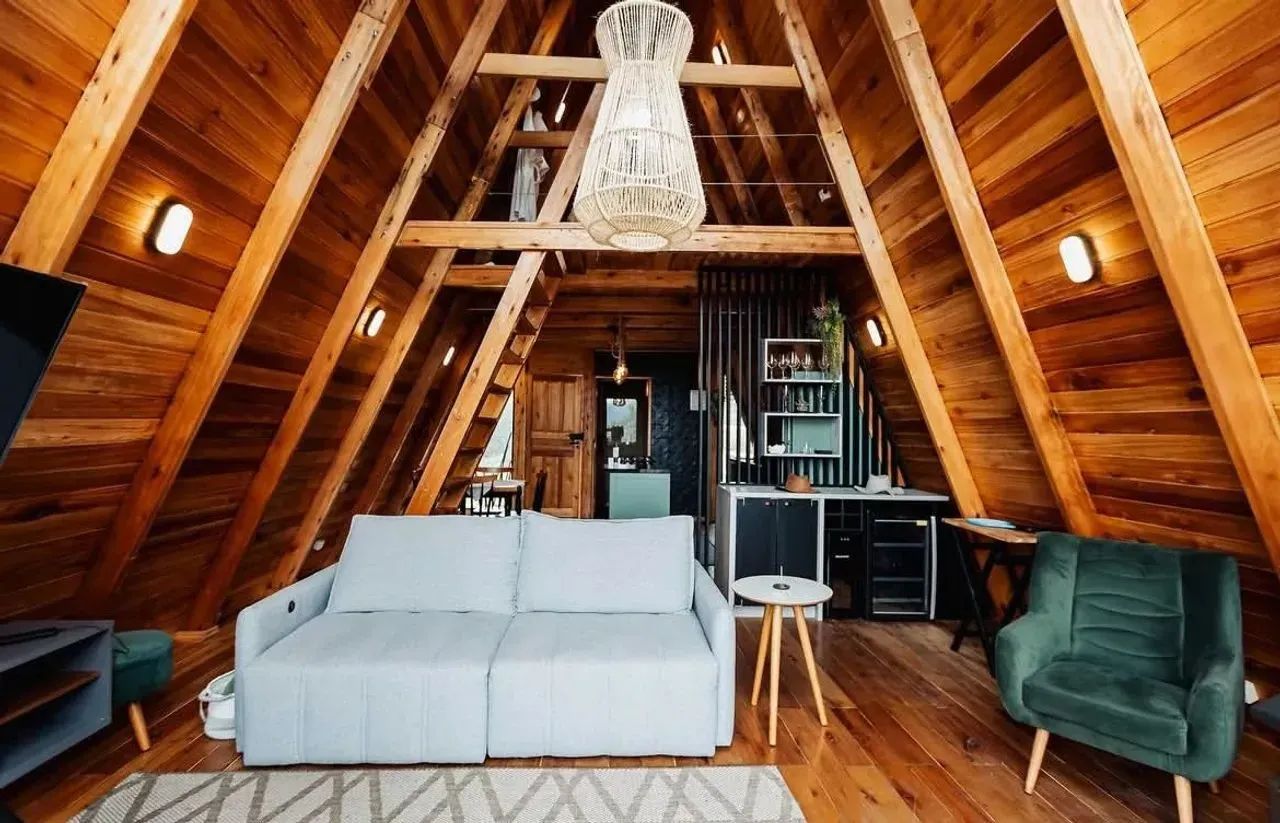 Linda chácara em Anitapolis, já com chalé para investimento em Airbnb - Foto 4